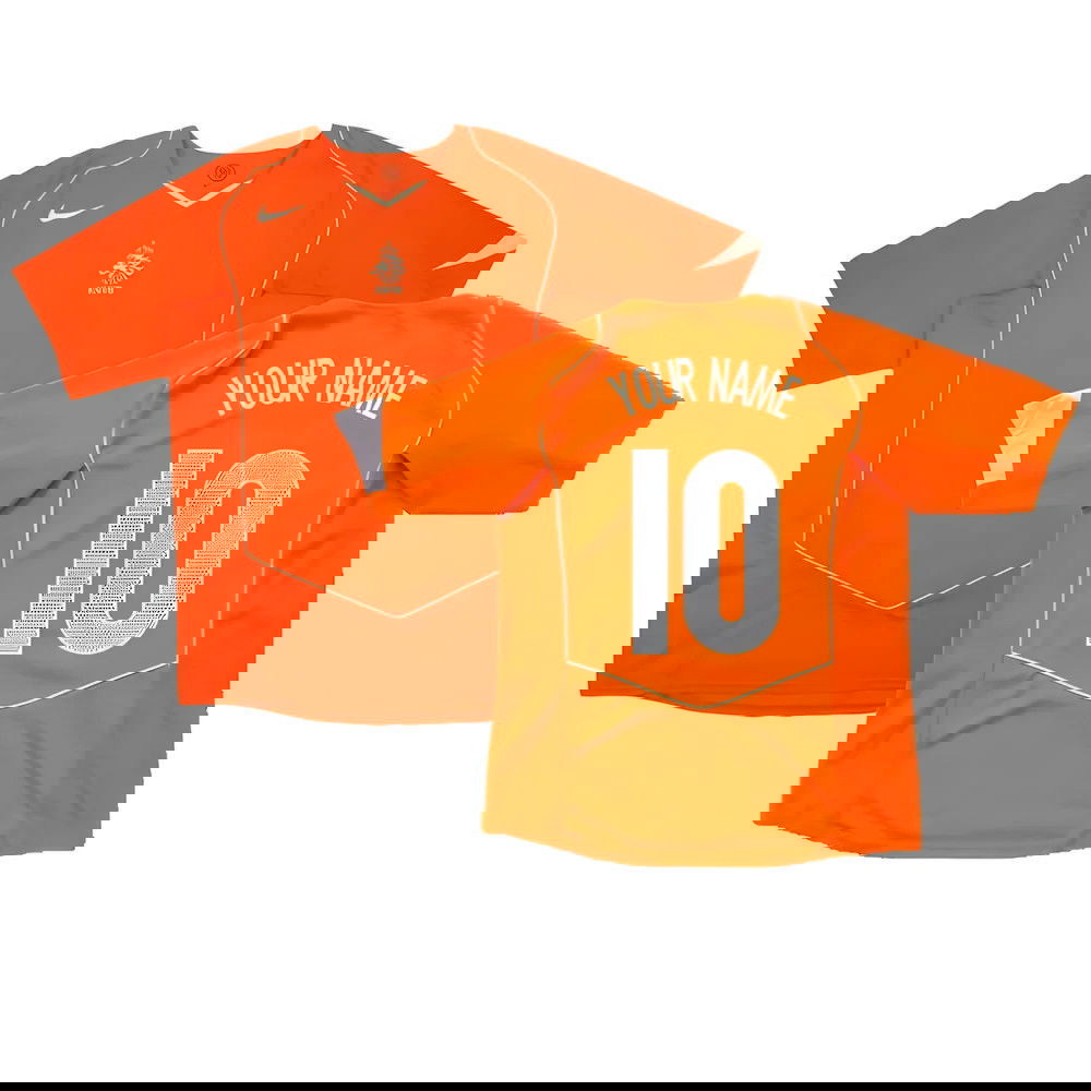 Holland 2004-05 Home Shirt ((Very Good) XXL) (Your Name)