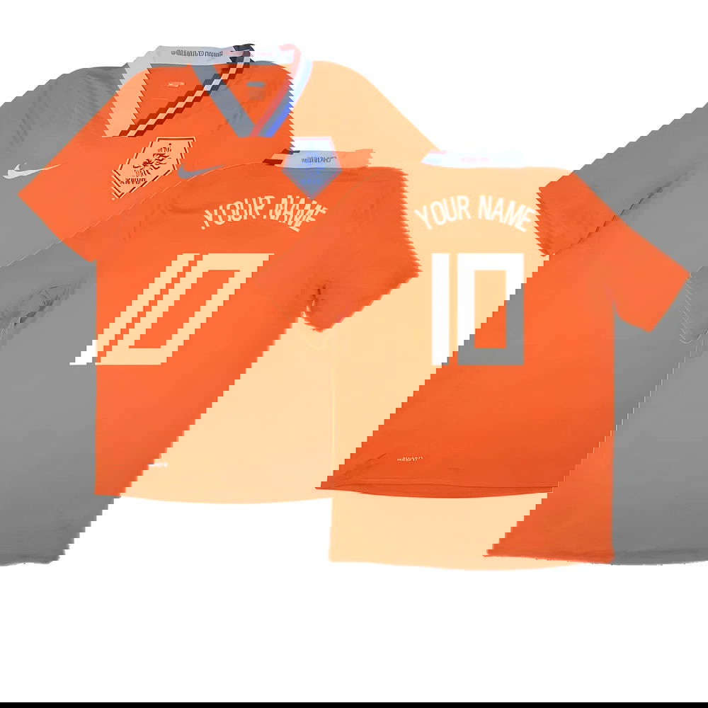 Holland 2008-10 Home Shirt ((Excellent) M) (Your Name)