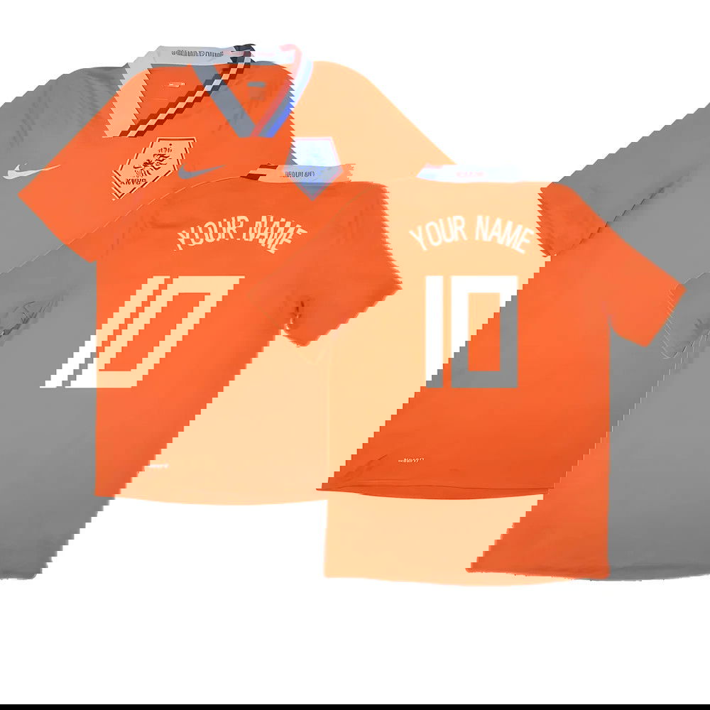 Holland 2008-10 Home Shirt ((Excellent) XL) (Your Name)