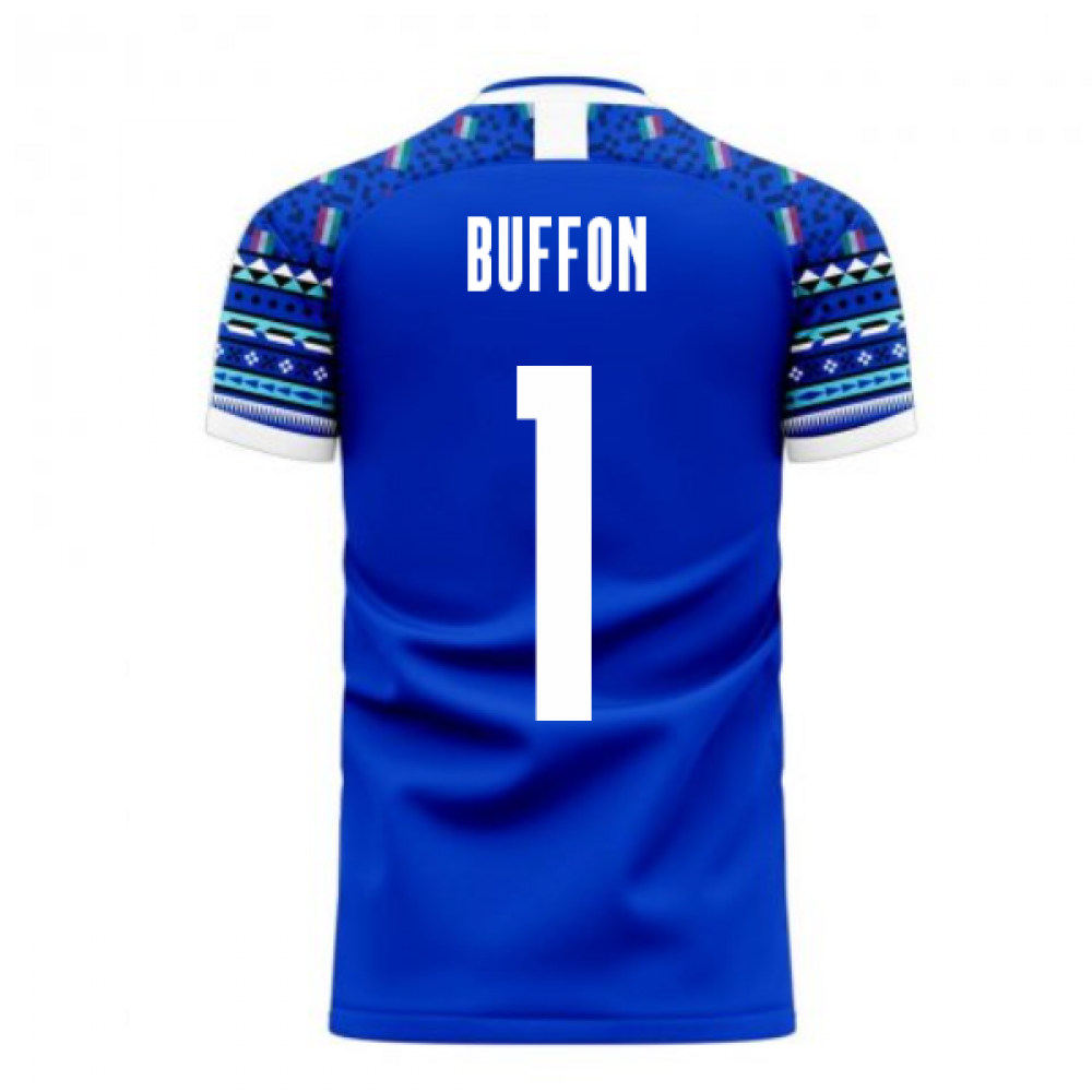 Italy 2023-2024 Home Concept Football Kit (Libero) (BUFFON 1)