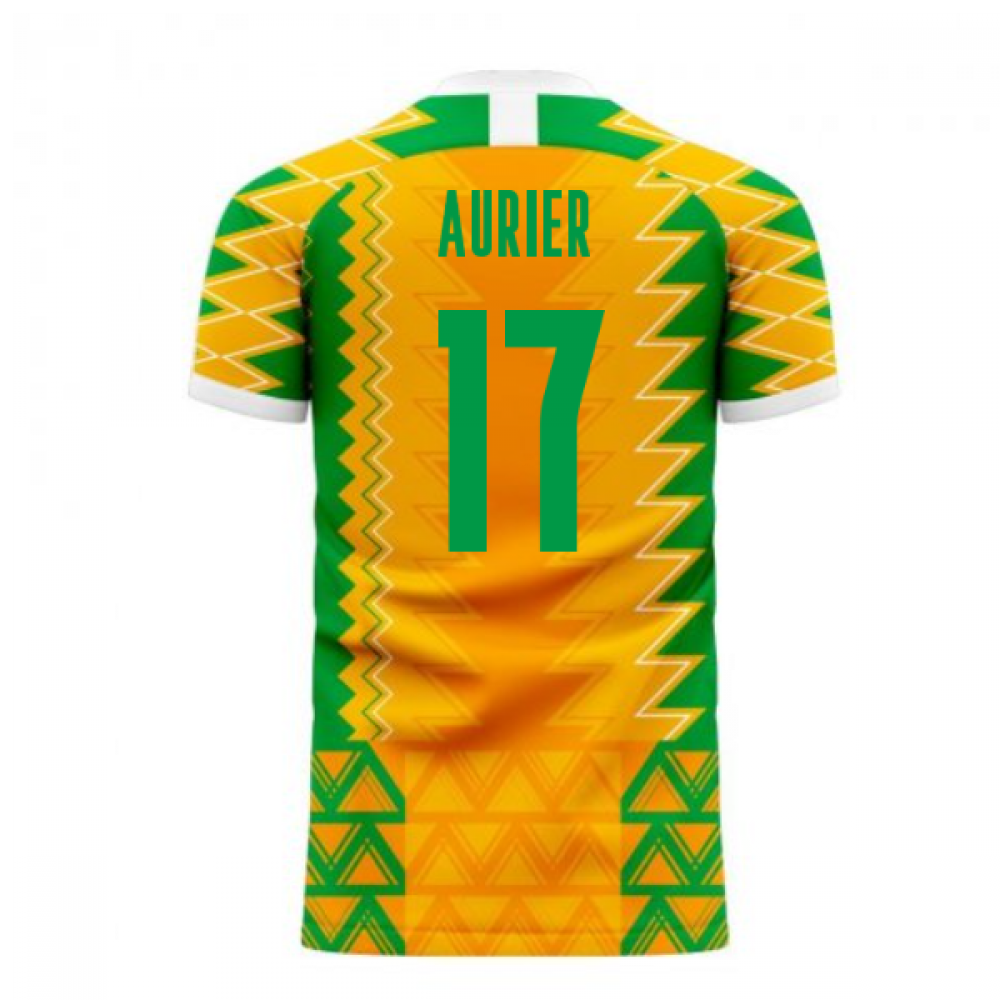 Ivory Coast 2023-2024 Home Concept Football Kit (Libero) (AURIER 17)