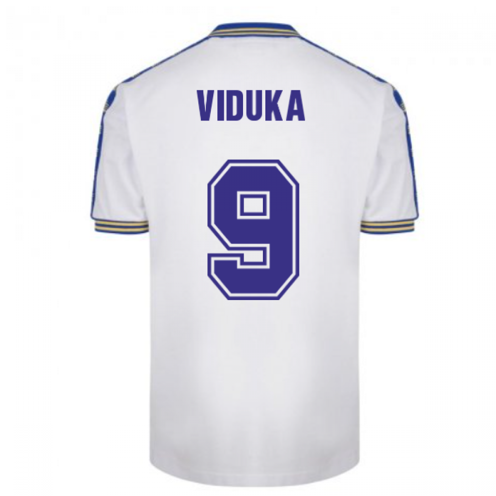 Leeds United 1978 Admiral Retro Football Shirt (VIDUKA 9)