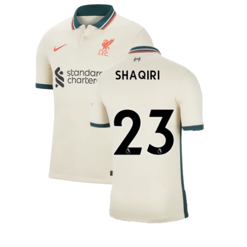 Liverpool 2021-2022 Away Shirt (Kids) (SHAQIRI 23)
