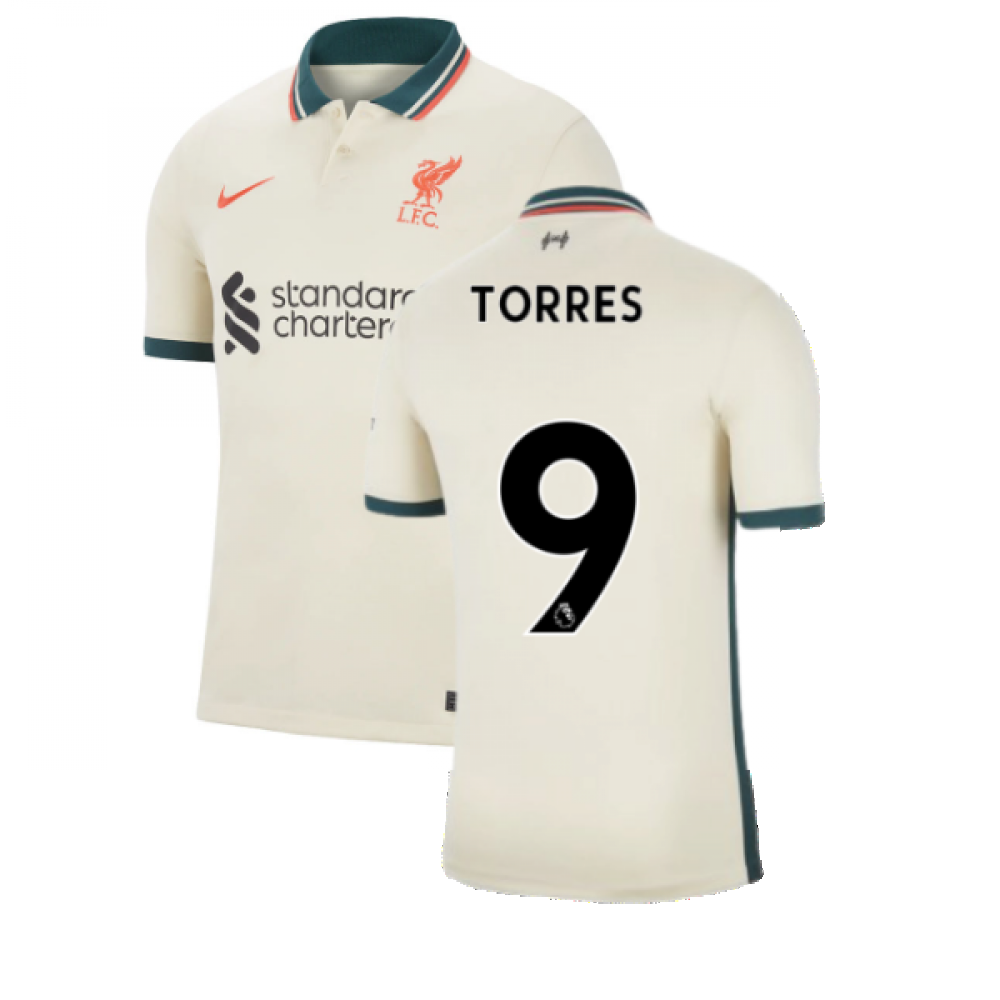 Liverpool 2021-2022 Away Shirt (Kids) (TORRES 9)
