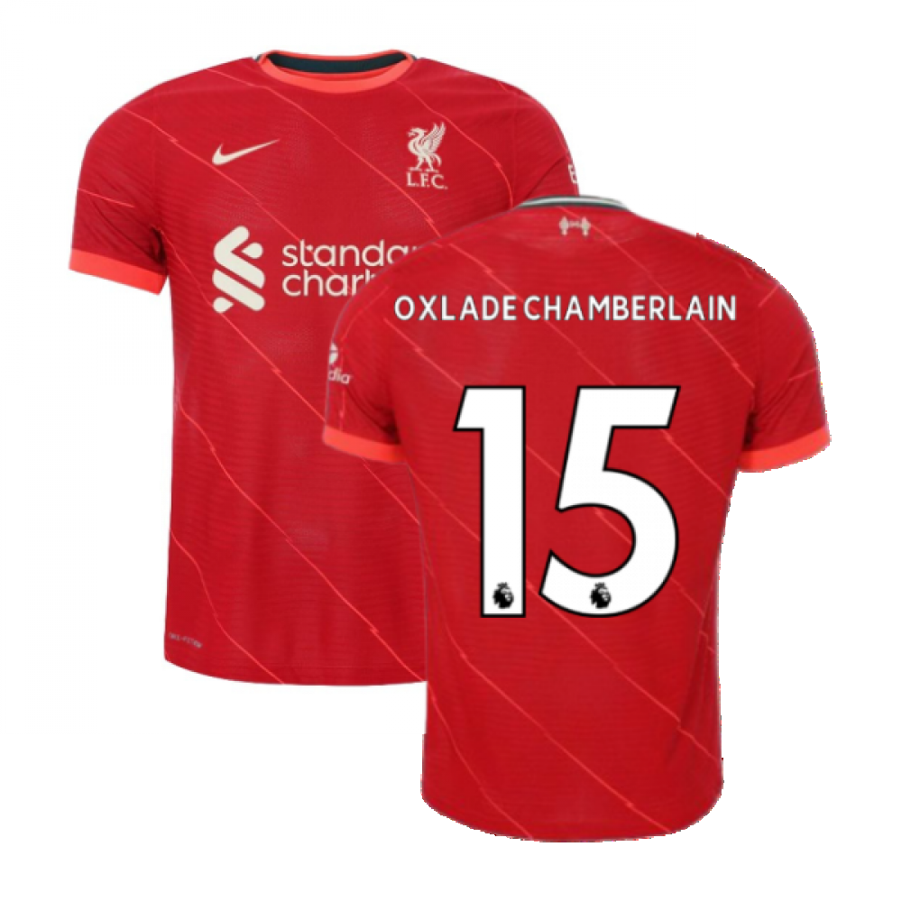 Liverpool 2021-2022 Vapor Home Shirt (CHAMBERLAIN 15)