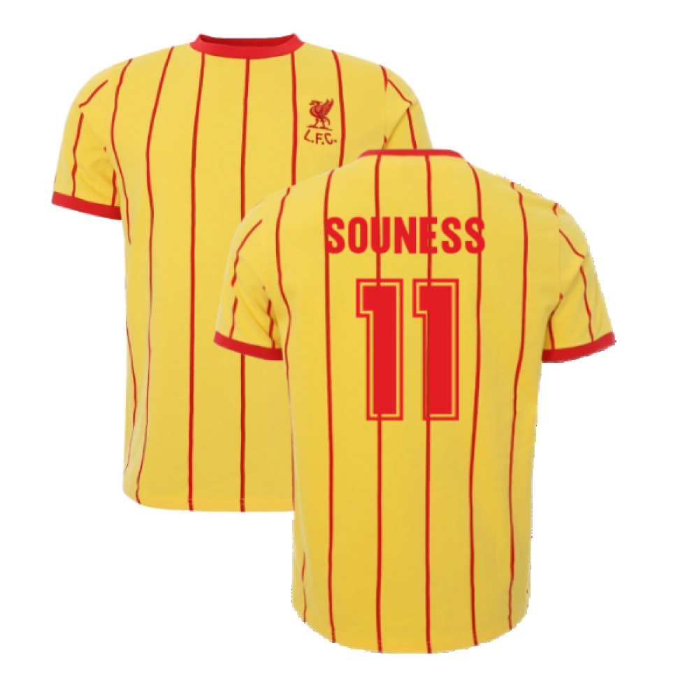 Liverpool Heritage 1982 Yellow Away Tee (Souness 11)