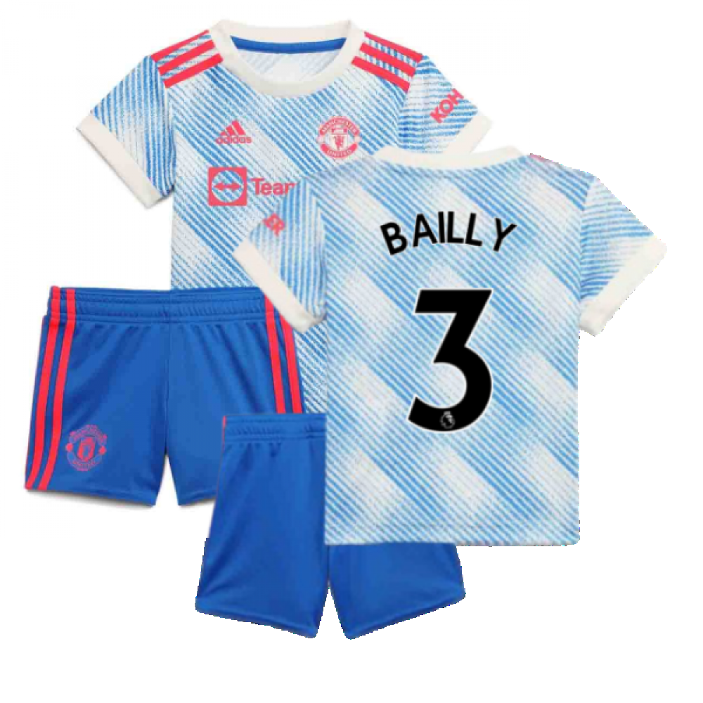 Man Utd 2021-2022 Away Baby Kit (BAILLY 3)