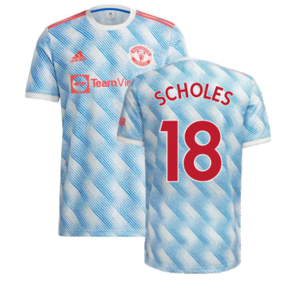 Man Utd 2021-2022 Away Shirt (SCHOLES 18)