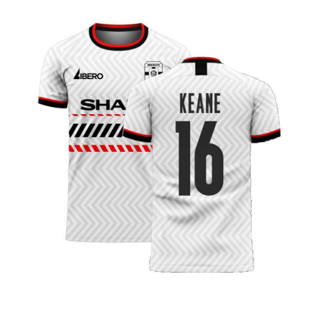 Manchester Red 2025-2026 Away Concept Football Kit (Libero) (KEANE 16)