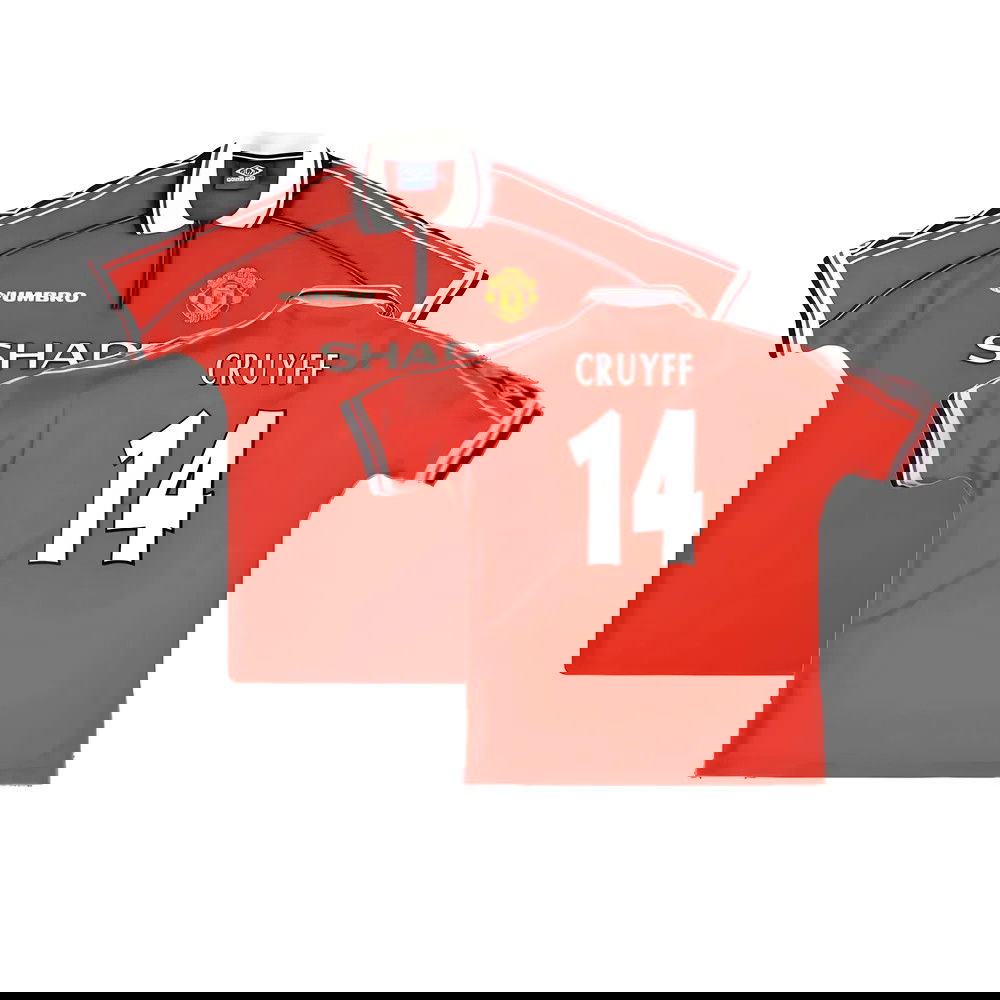 Manchester United 1998-2000 Home Shirt (XXL) (Excellent) (Cruyff 14)