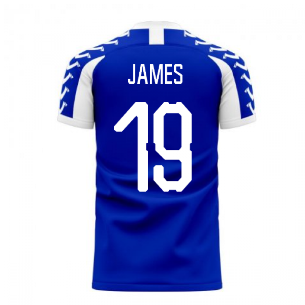 Merseyside 2023-2024 Home Concept Football Kit (Viper) (James 19)