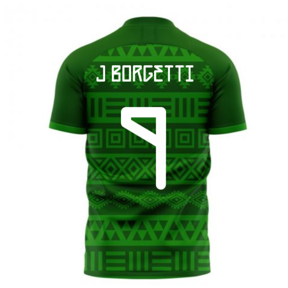 Mexico 2023-2024 Home Concept Football Kit (Libero) (J. BORGETTI 9)