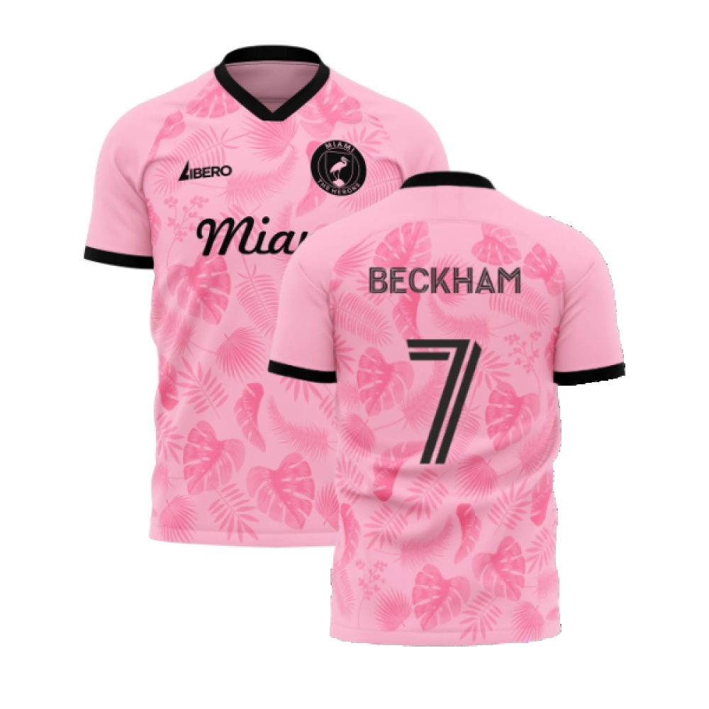 Inter Miami 2023-2024 Home Concept Football Kit (Libero) (Beckham 7)
