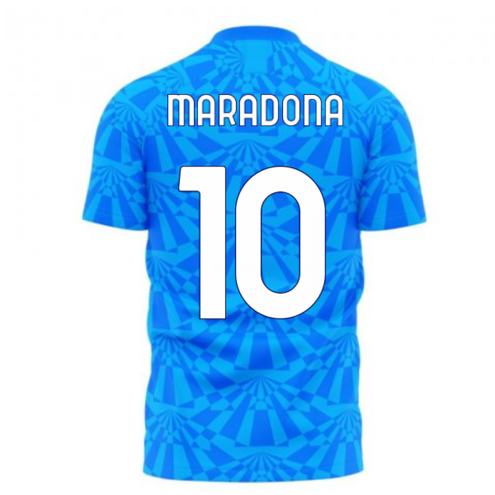 Napoli 1990s Home Concept Football Kit (Libero) (MARADONA 10) - Womens