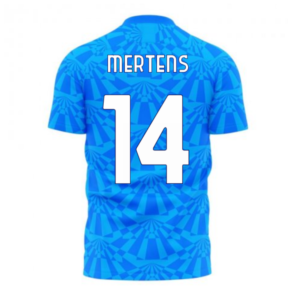 Napoli 1990s Home Concept Football Kit (Libero) (MERTENS 14) - Kids (Long Sleeve)