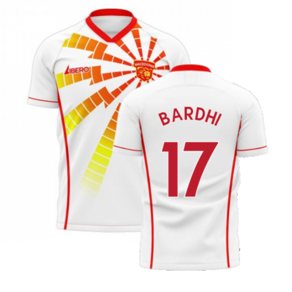 North Macedonia 2023-2024 Away Concept Shirt (Libero) (BARDHI 17)