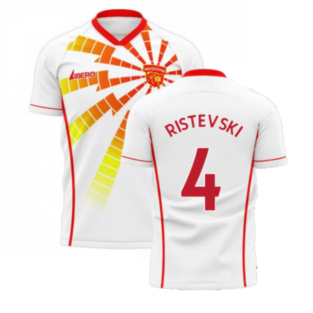 North Macedonia 2023-2024 Away Concept Shirt (Libero) (RISTEVSKI 4)