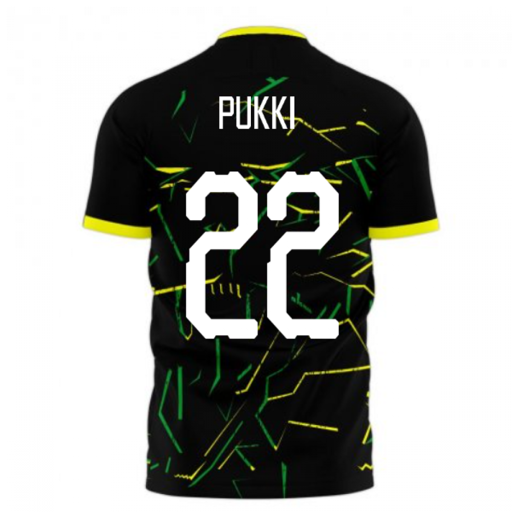 Norwich 2025-2026 Away Concept Football Kit (Libero) (Pukki 22)