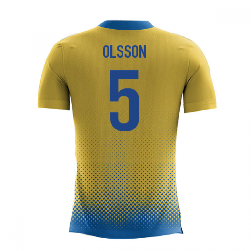 2023-2024 Sweden Airo Concept Home Shirt (Olsson 5)