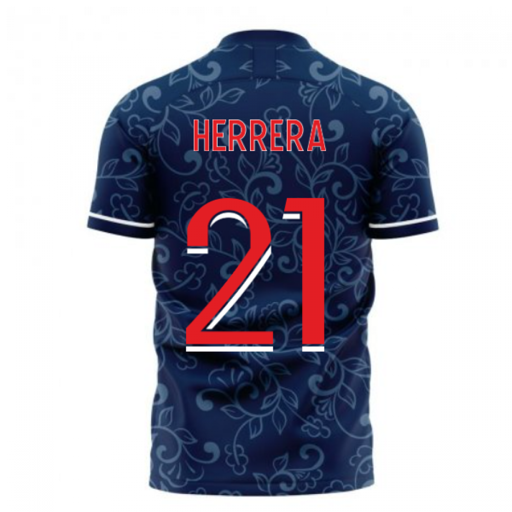 Paris 2024-2025 Home Concept Football Kit (Libero) (HERRERA 21)