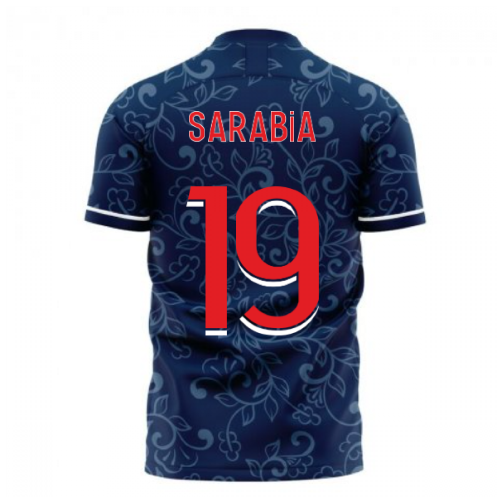 Paris 2023-2024 Home Concept Football Kit (Libero) (SARABIA 19)