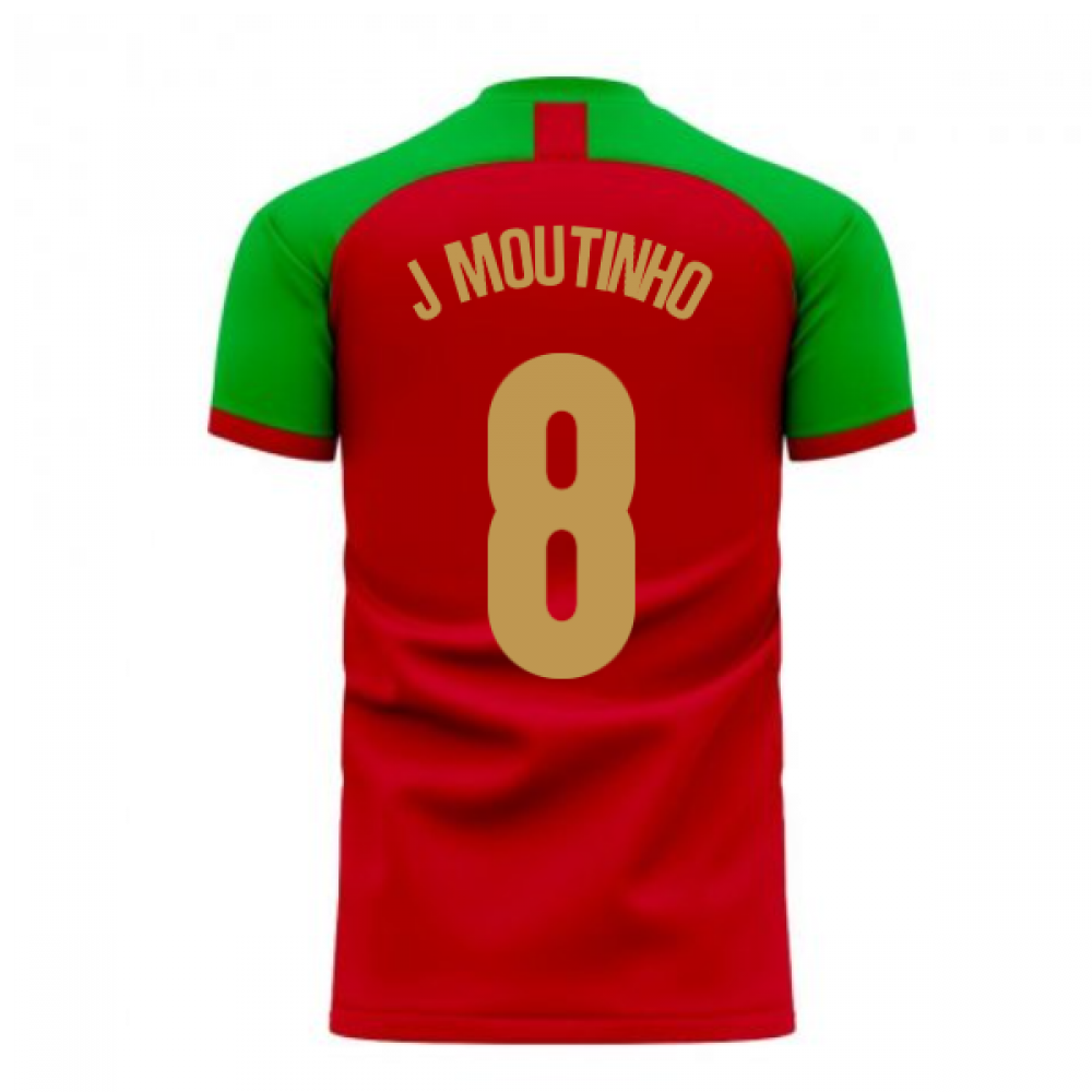 Portugal 2020-2021 Home Concept Football Kit (Fans Culture) (J Moutinho 8)