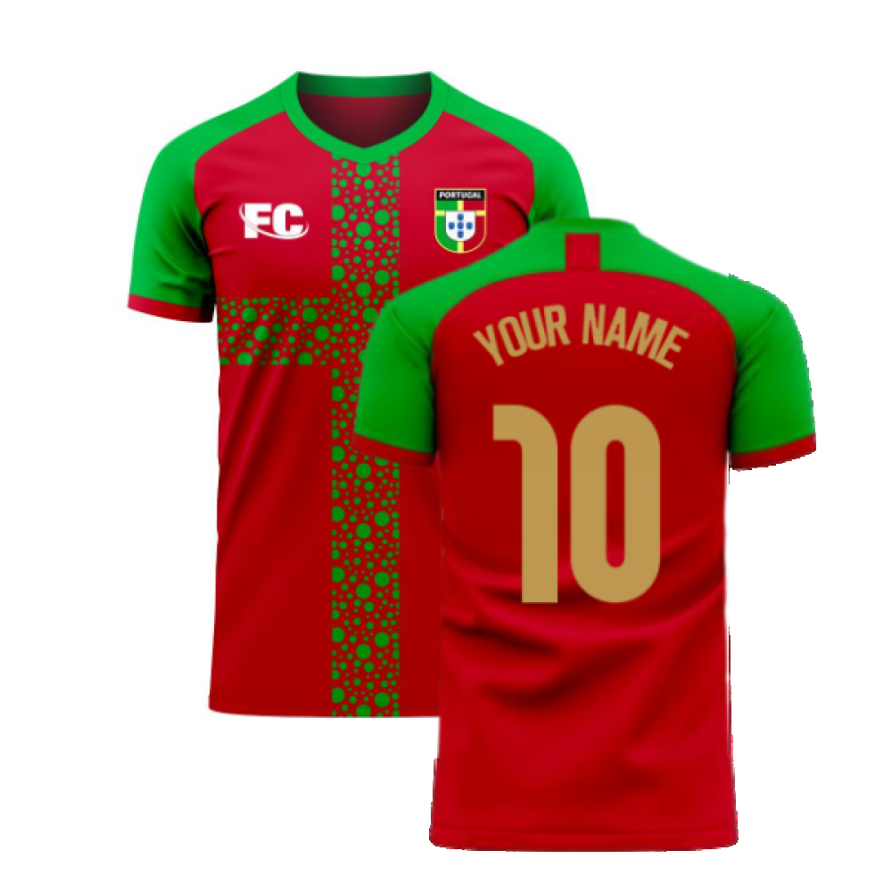 Portugal 2020-2021 Home Concept Football Kit (Fans Culture) (Your Name)