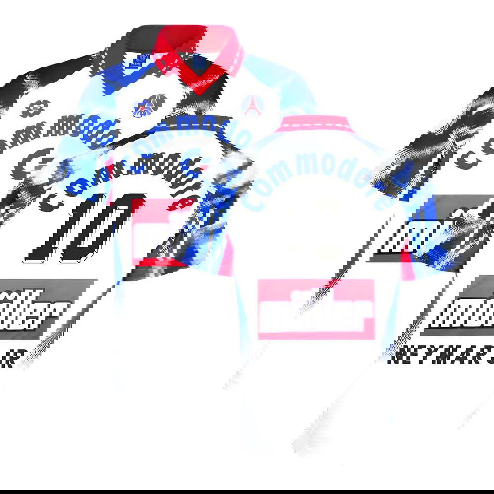 PSG 1992 Home Retro Football Shirt (NEYMAR JR 10)