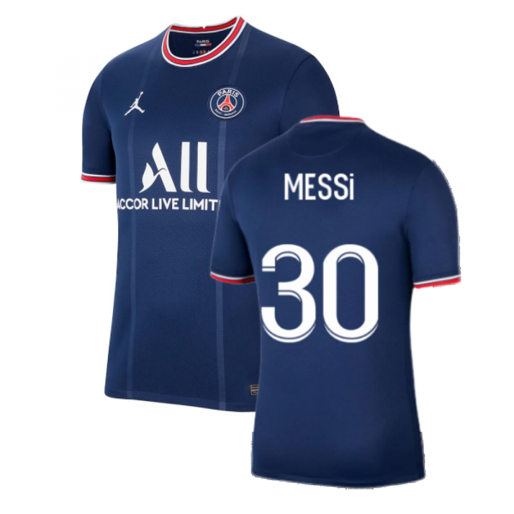 Psg 21 22 Home Shirt Kids Messi 30 Cv32 411 170 97 Teamzo Com