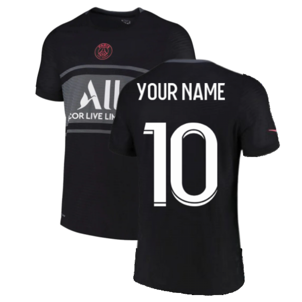 PSG 2021-2022 Vapor 3rd Shirt (Your Name)