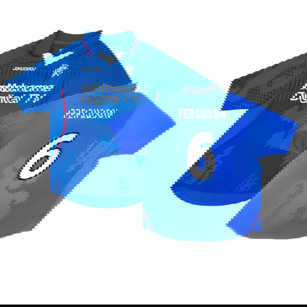 Rangers 2002-03 Home Shirt ((Very Good) XL) (Ferguson 6)