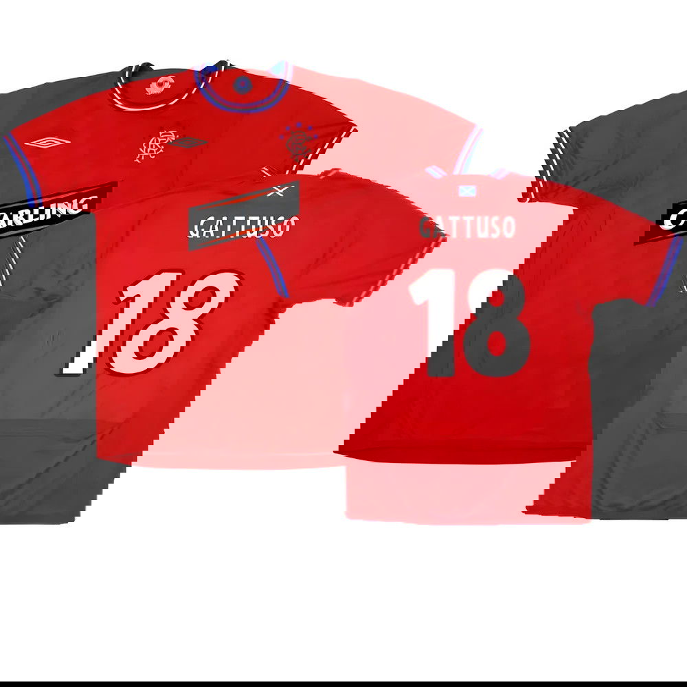 Rangers 2009-10 Away Shirt ((Very Good) M) (GATTUSO 18)
