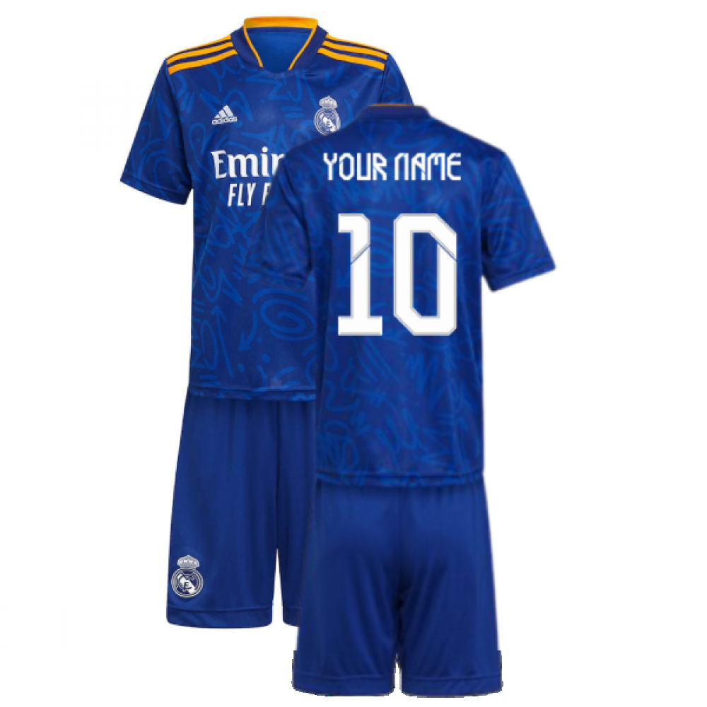 عطر كرد الابيض Real Madrid 2021-2022 Away Youth Kit (Your Name) عطر كرد الابيض