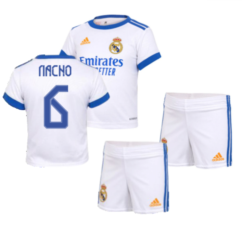 wapenkamer Zwart pols Real Madrid 2021-2022 Home Baby Kit (NACHO 6) [GR4016-213840] - $65.20  Teamzo.com