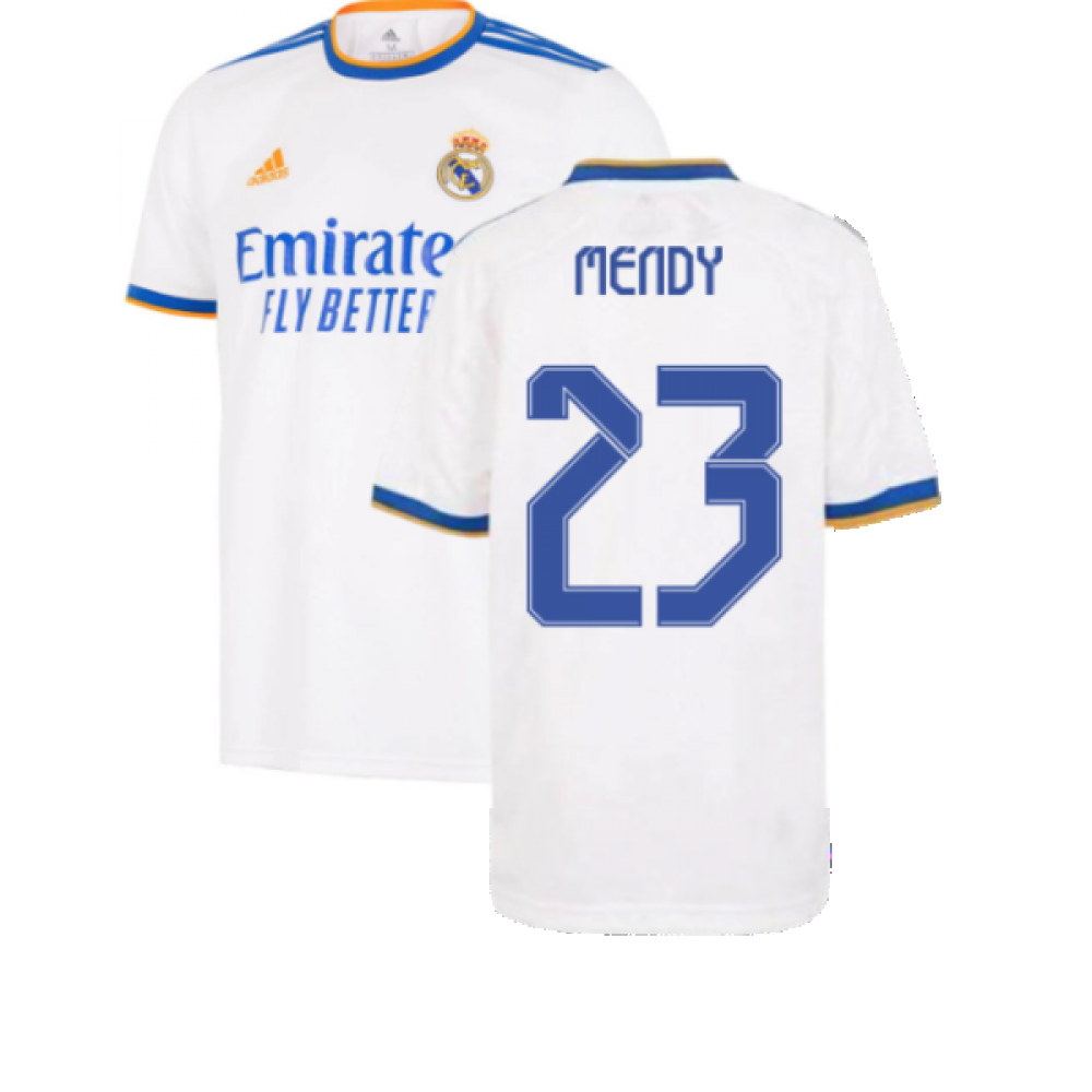 Real Madrid 2021-2022 Home Shirt (Kids) (F MENDY 23)