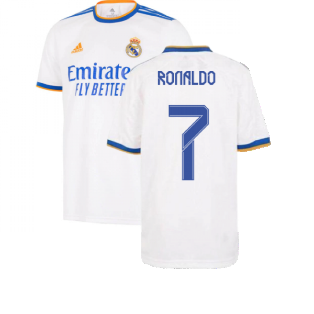 Real Madrid 2021-2022 Home Shirt (Kids) (RONALDO 7)