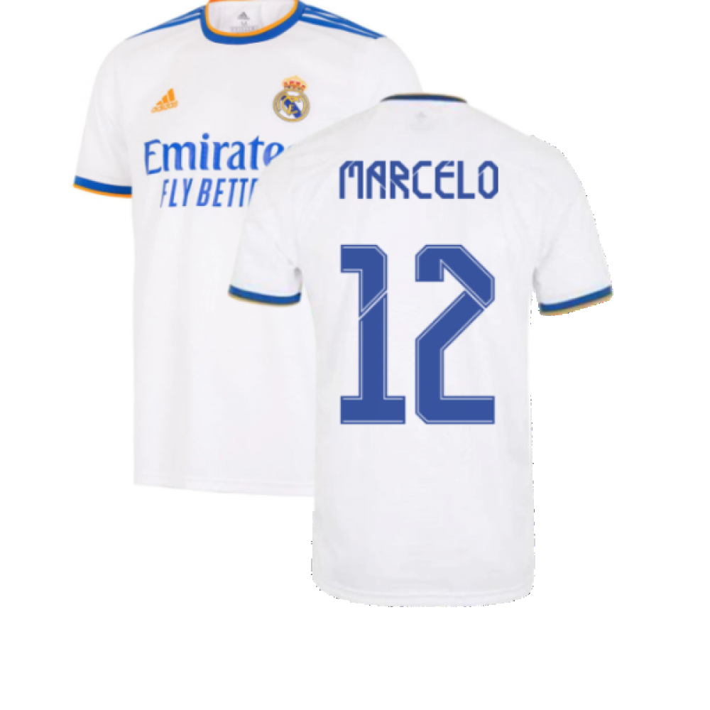 Real Madrid 2021 2022 Home Shirt Marcelo 12 Gq1359 213992 128 15 Teamzo Com