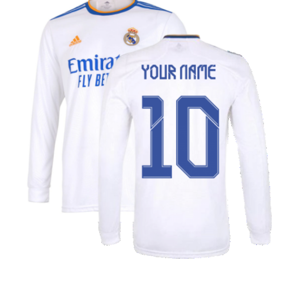 real madrid jersey 2021 long sleeve