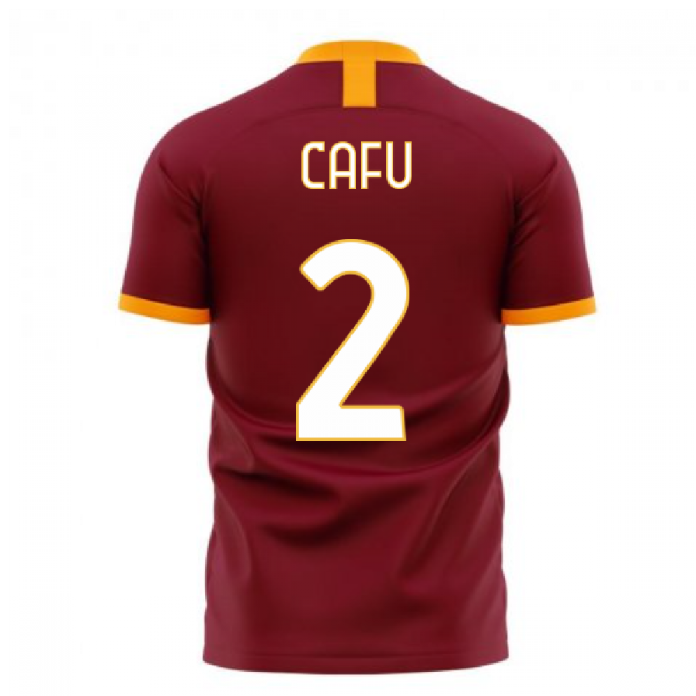 Roma 2023-2024 Home Concept Football Kit (Libero) (CAFU 2)