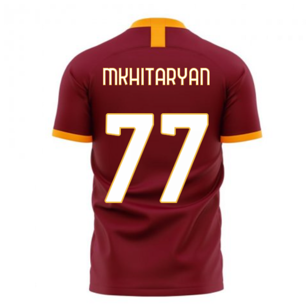 Roma 2023-2024 Home Concept Football Kit (Libero) - No Sponsor (MKHITARYAN 77)