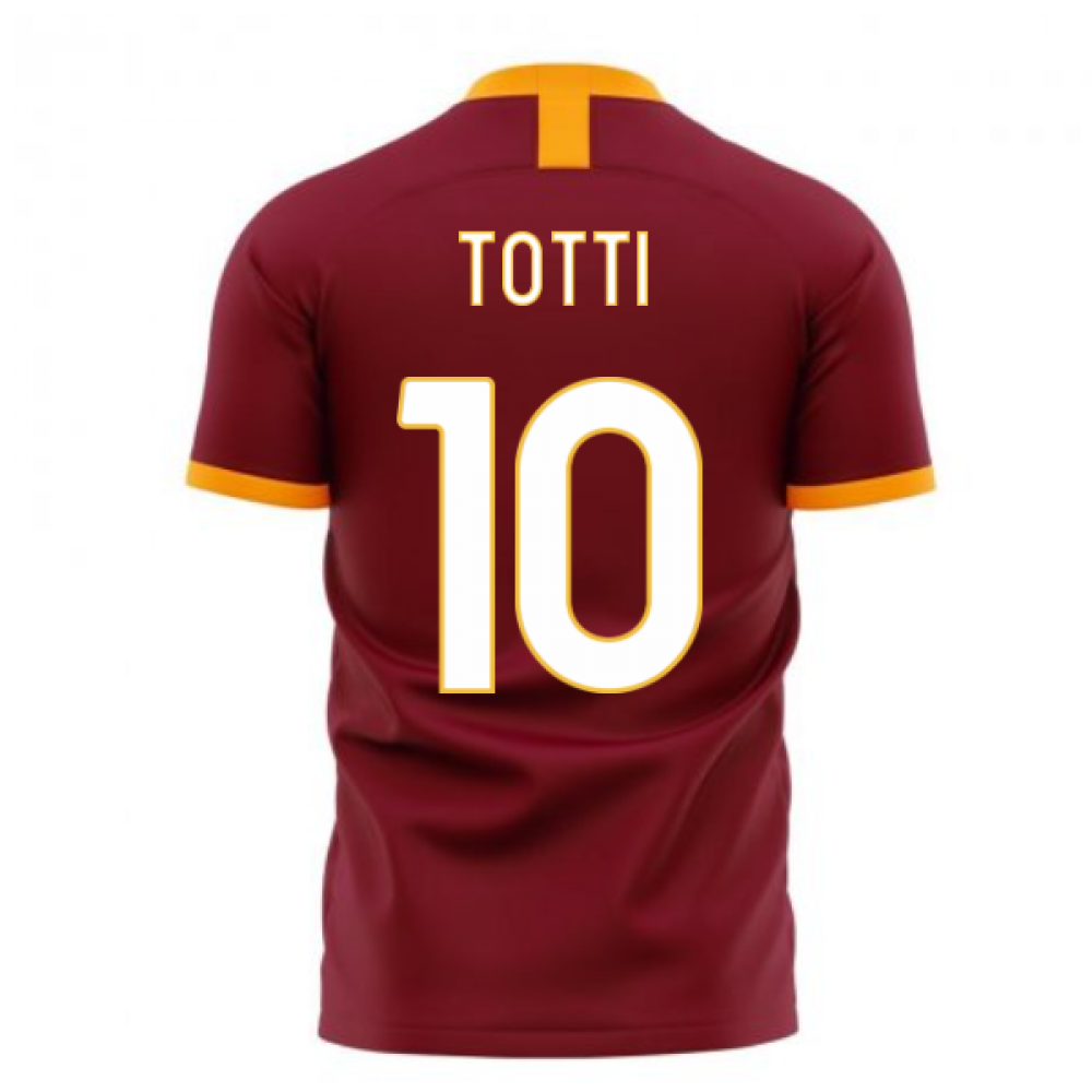 Roma 2023-2024 Home Concept Football Kit (Libero) (TOTTI 10)