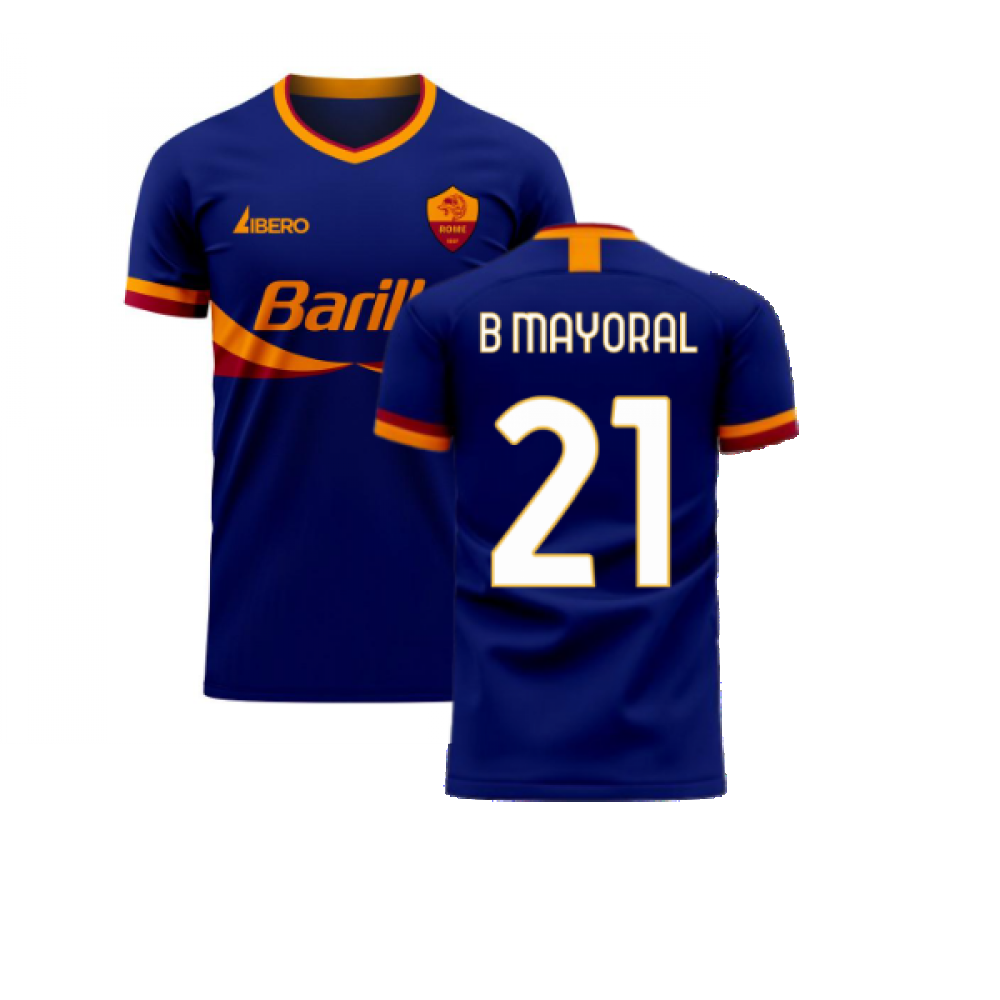 Roma 2023-2024 Third Concept Football Kit (Libero) (B MAYORAL 21) - Little Boys