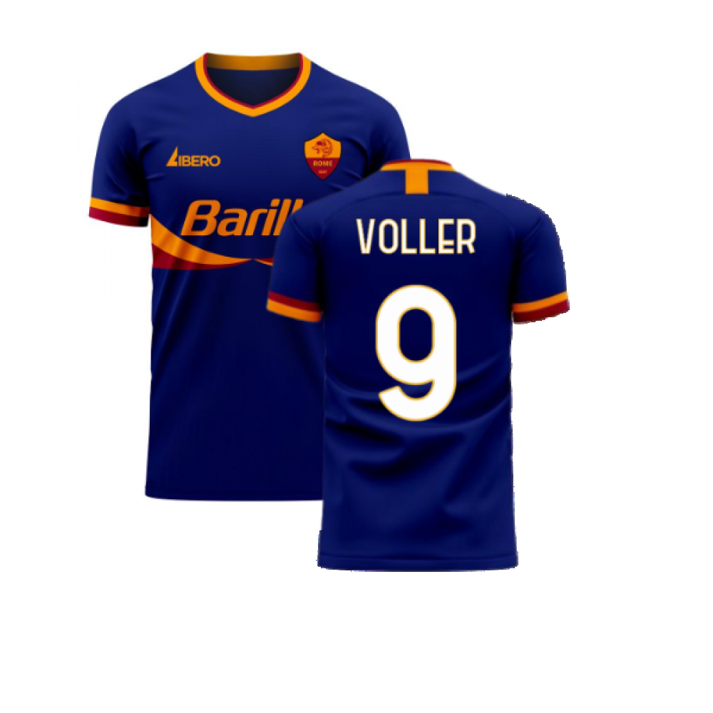 Roma 2023-2024 Third Concept Football Kit (Libero) (VOLLER 9) - Kids (Long Sleeve)
