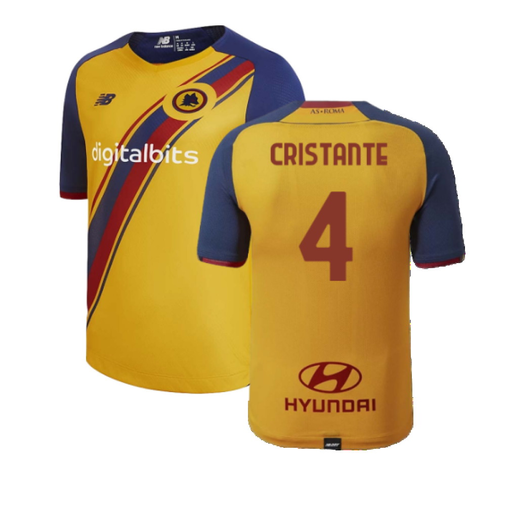 Roma 2021-22 Third Shirt ((Excellent) S) (CRISTANTE 4)