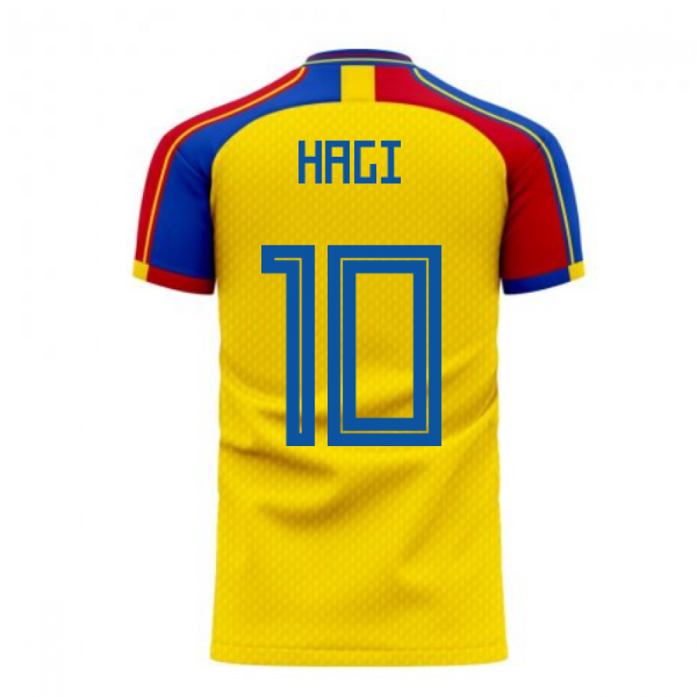 Romania 2024-2025 Home Concept Football Kit (Libero) (HAGI 10)