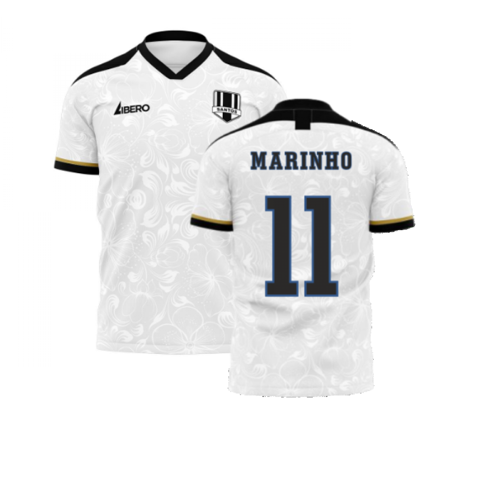Santos 2023-2024 Home Concept Football Kit (Libero) (MARINHO 11) - Little Boys