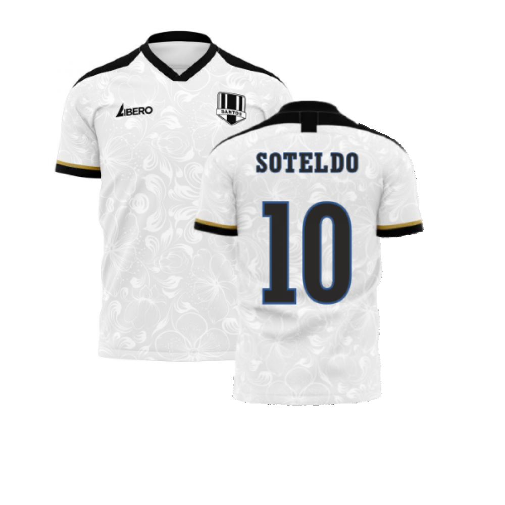 Santos 2023-2024 Home Concept Football Kit (Libero) (SOTELDO 10) - Kids (Long Sleeve)