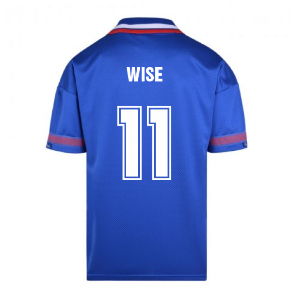 Score Draw Chelsea 1994 Retro Football Shirt (Wise 11)