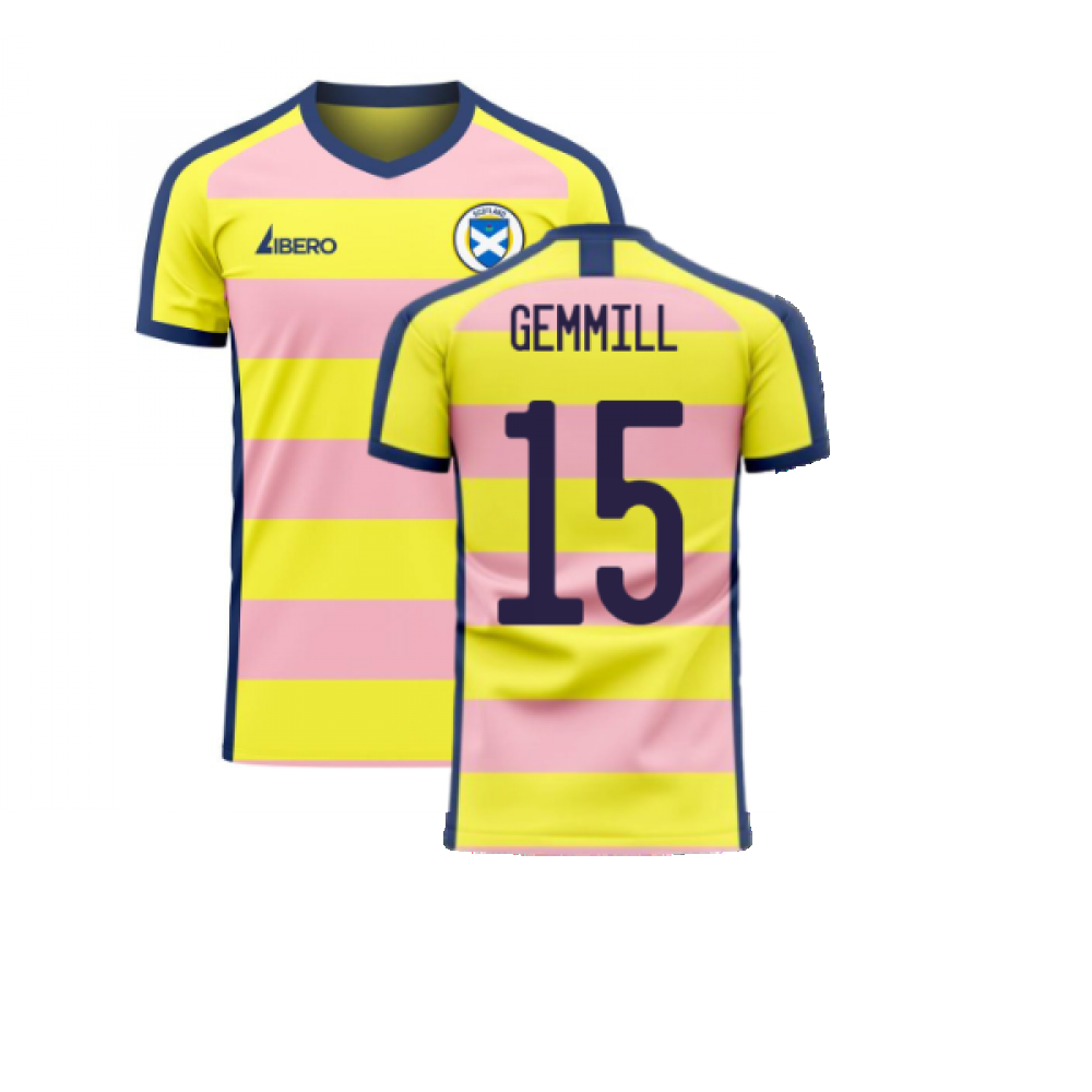 Scotland 2023-2024 Away Concept Football Kit (Libero) (Gemmill 15) - Kids (Long Sleeve)