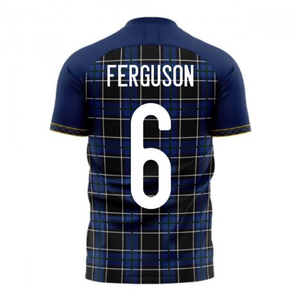 Scotland 2023-2024 Home Concept Football Kit (Libero) (FERGUSON 6)